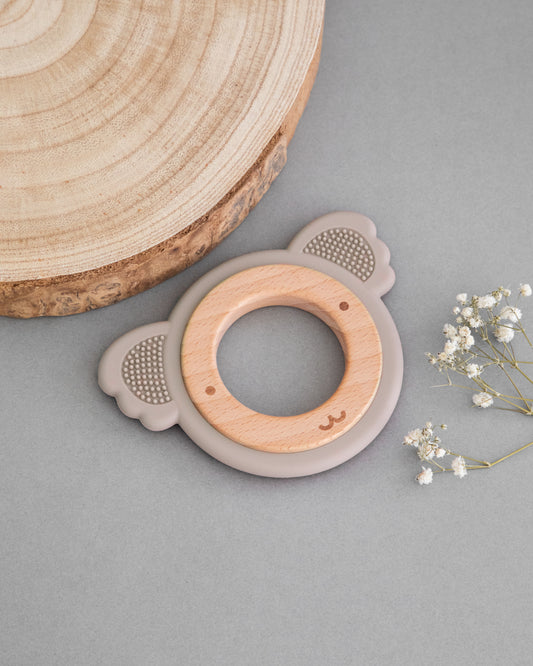 Koala Teething Ring- Taupe