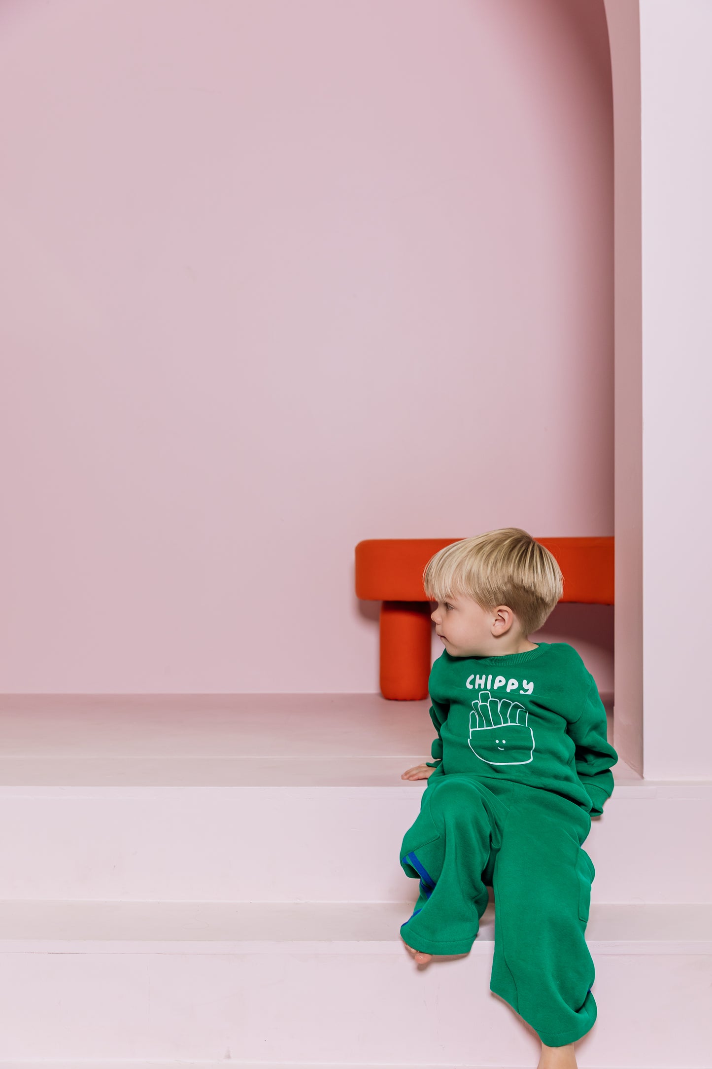 Stripy Pocket Sweats- Green