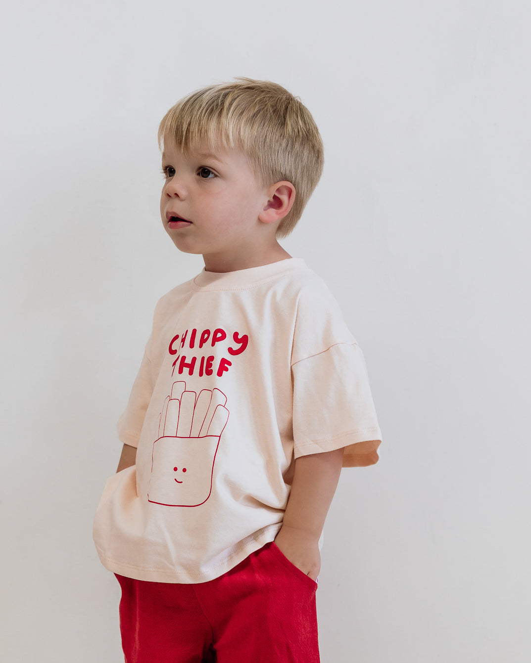 Chippy Thief Box Tee- Yellow