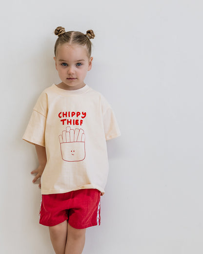 Chippy Thief Box Tee- Yellow