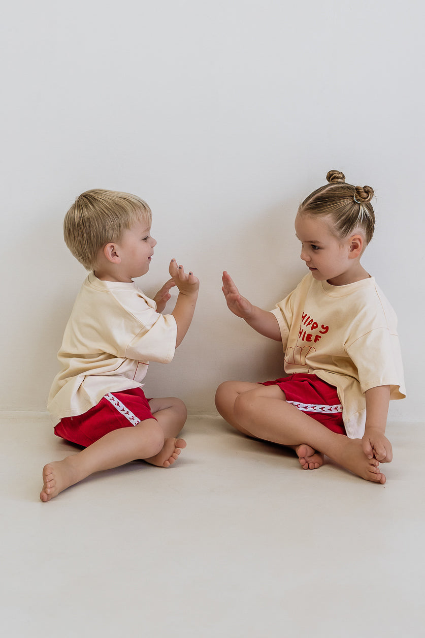 Chippy Thief Box Tee- Yellow