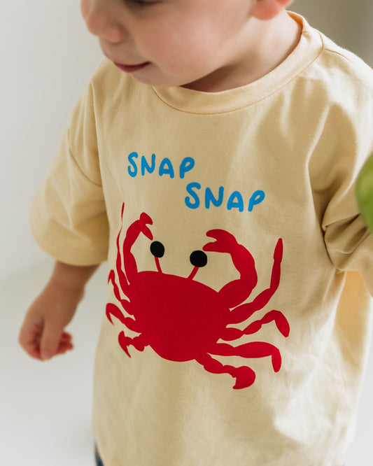 Snappy Crab Box Tee- Pre Order