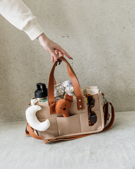 Nappy Caddy- Tan