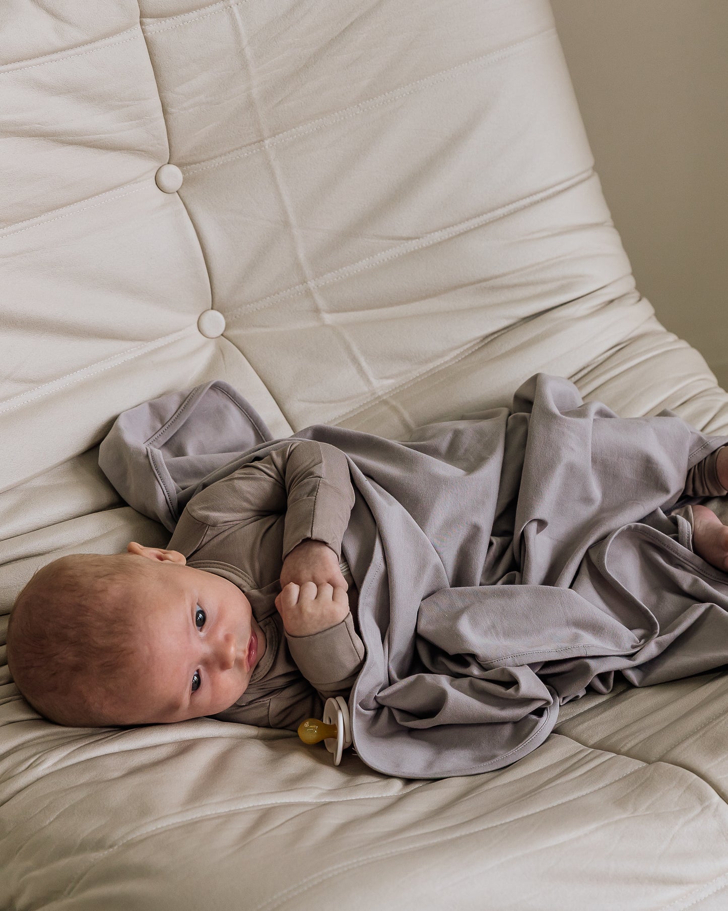 Mocha Jersey Swaddle Wrap