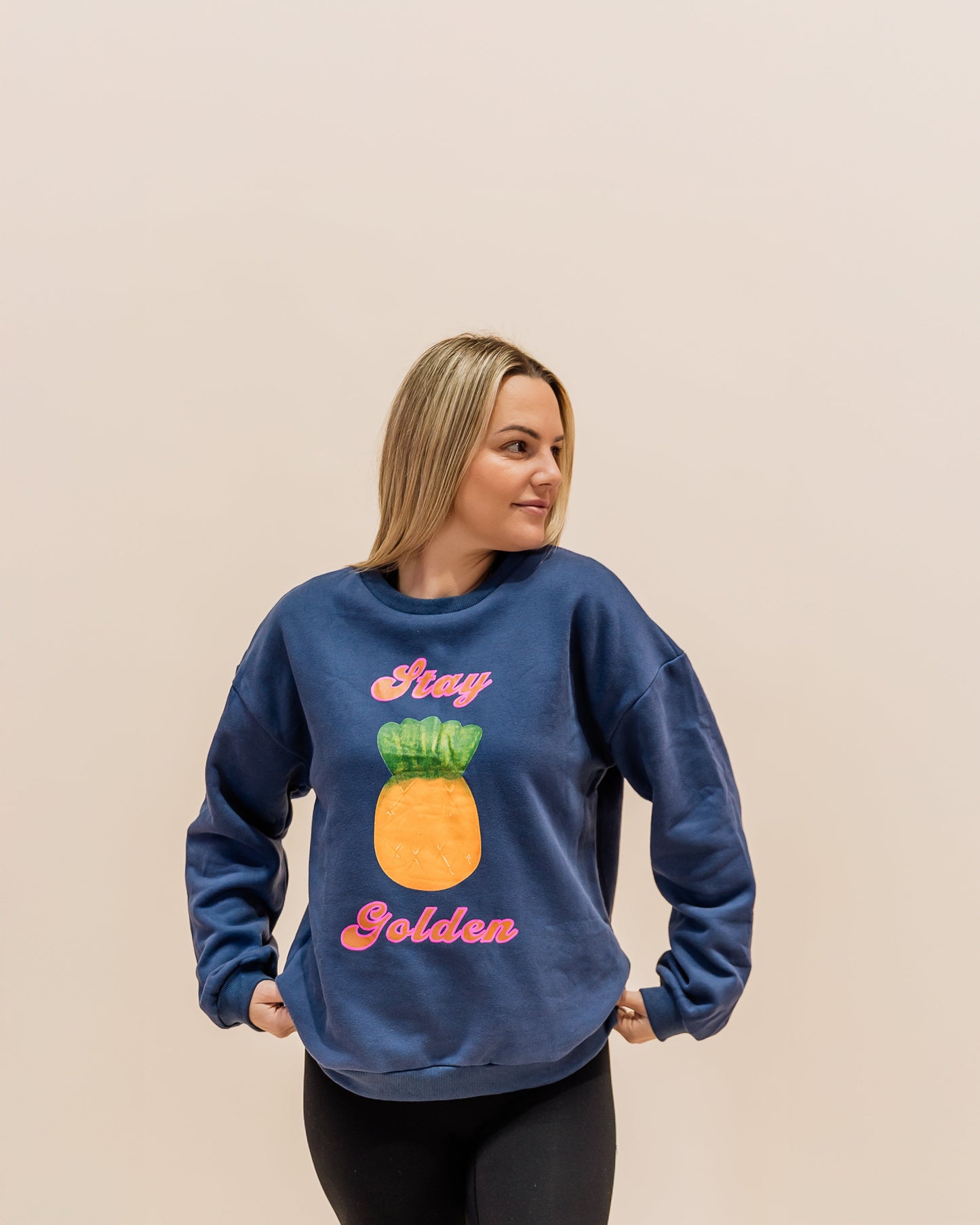 Stay Golden Womens Sweater