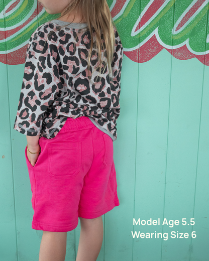 Bermuda Sweat Short- Pink