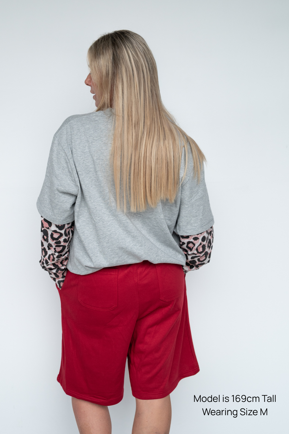 Leopard Layered Tee- Womens