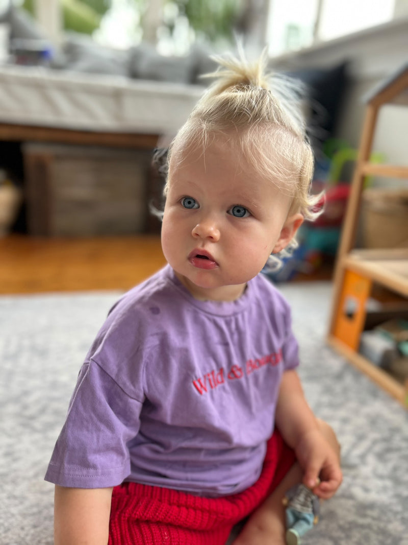 Wild & Bougie Tee- Purple slide 2