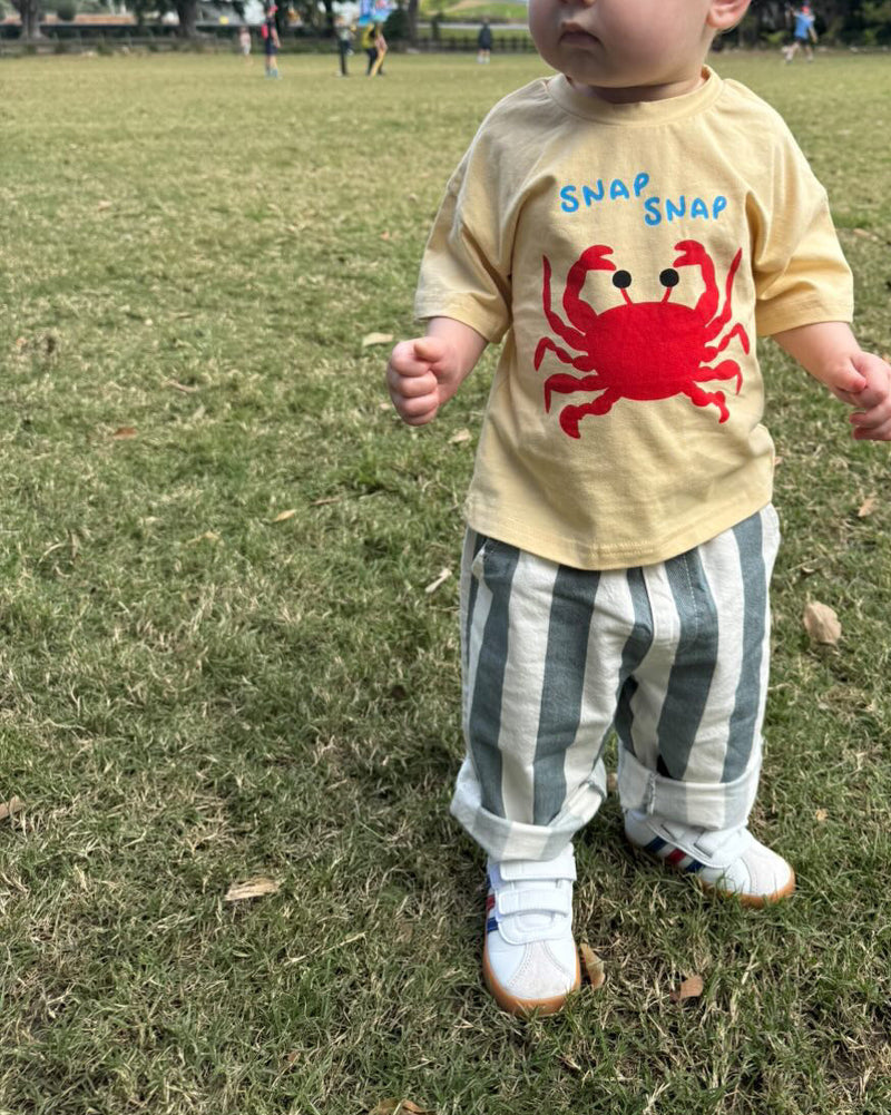Snappy Crab Box Tee- Blue slide 5