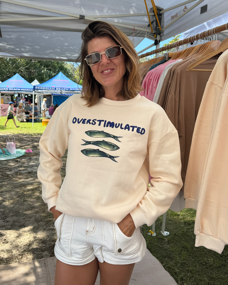 Overstimulated Womens Oversized Sweater slide 5