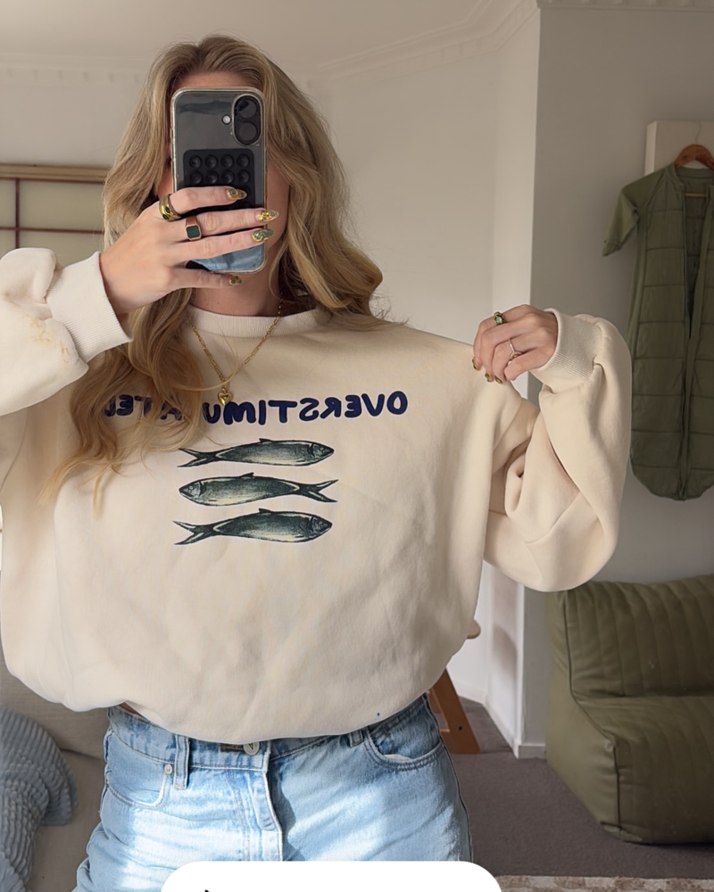 Overstimulated Womens Oversized Sweater slide 3