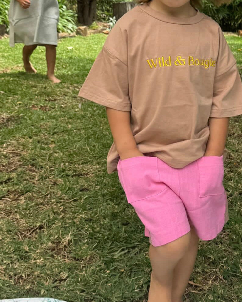 Wild & Bougie Tee - Brown slide 1