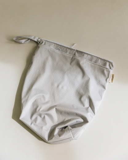 Large Wet Bag- Acorn Pinstripe