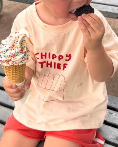 Chippy Thief Box Tee- Yellow slide 2