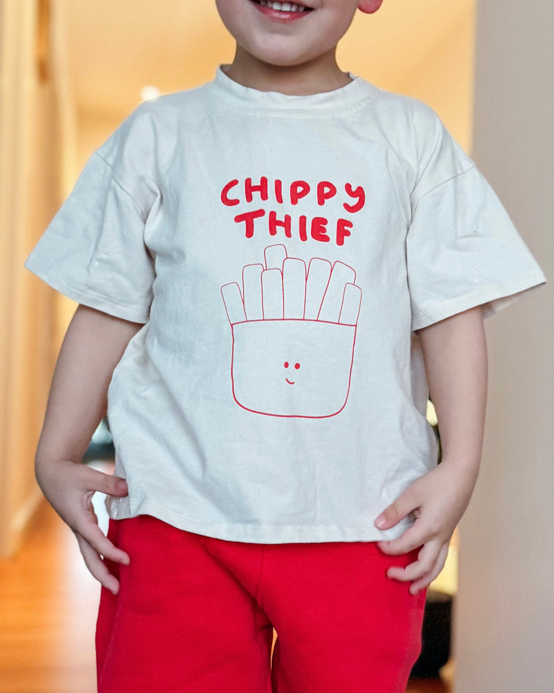 Chippy Thief Box Tee- Yellow slide 1