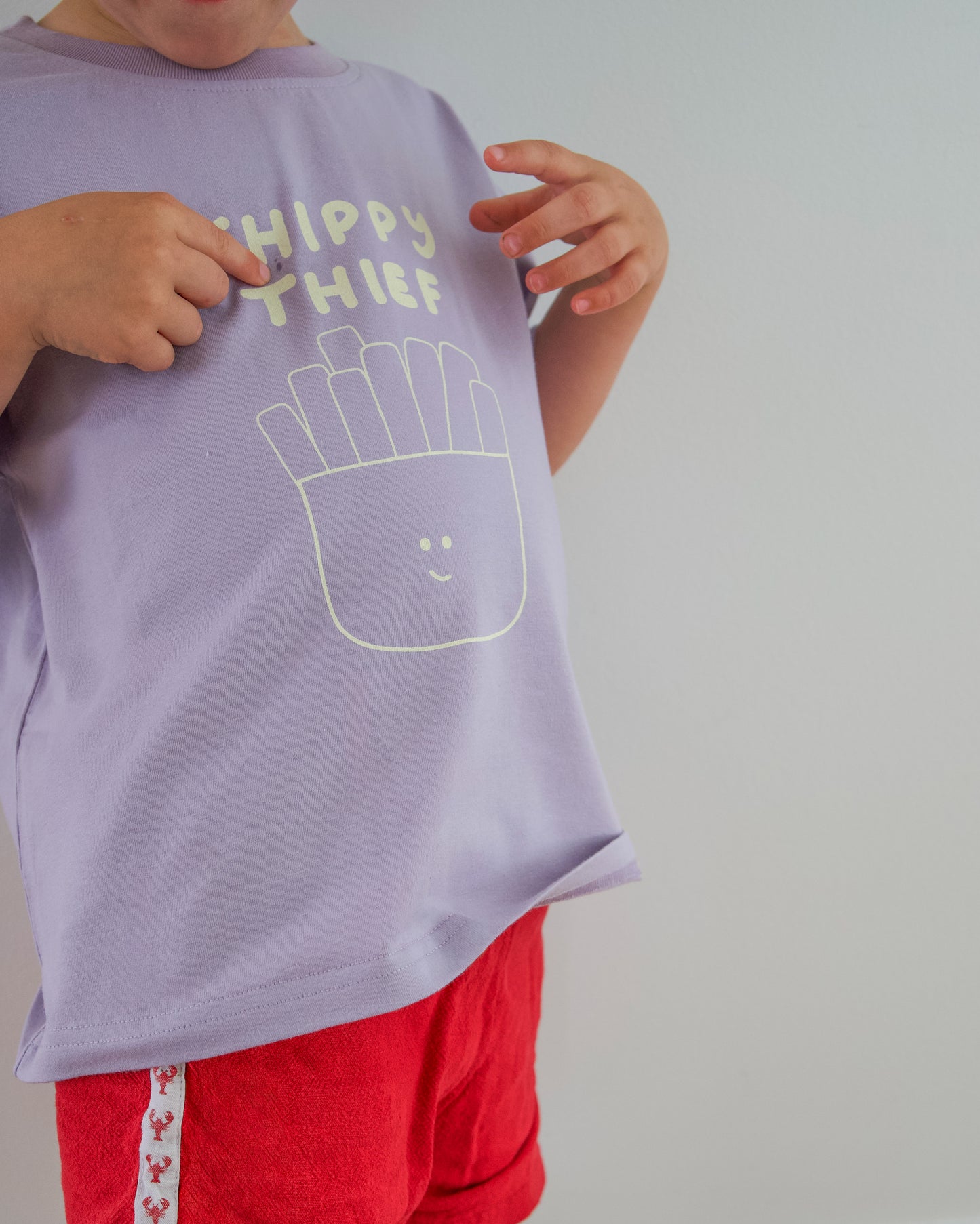 Chippy Thief Box Tee - Purple