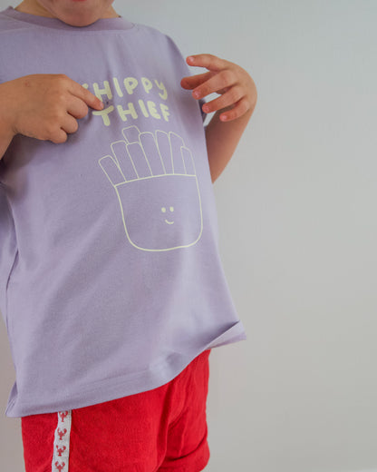 Chippy Thief Box Tee - Purple