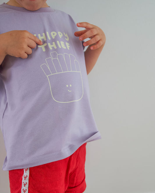 Chippy Thief Box Tee - Purple