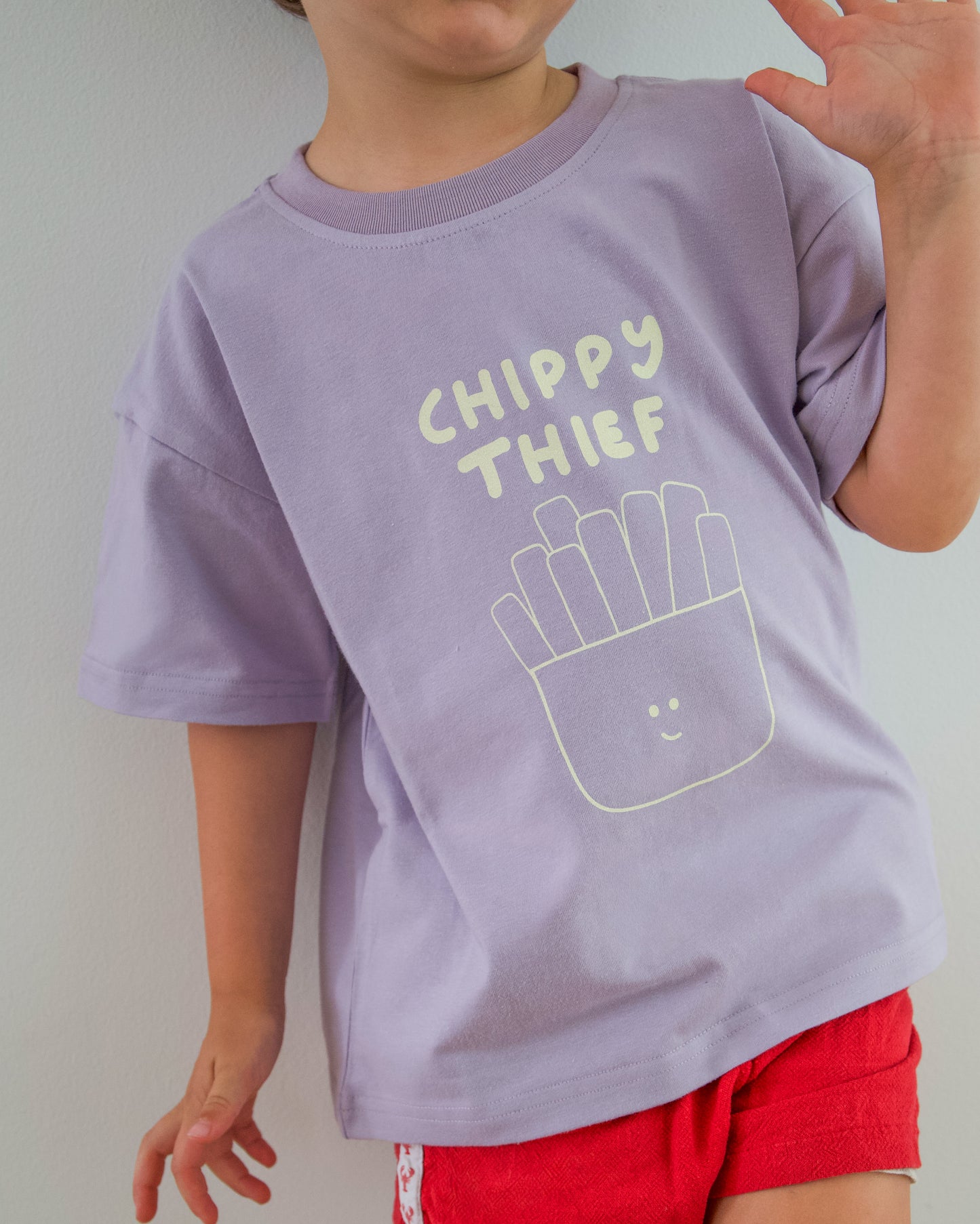 Chippy Thief Box Tee - Purple
