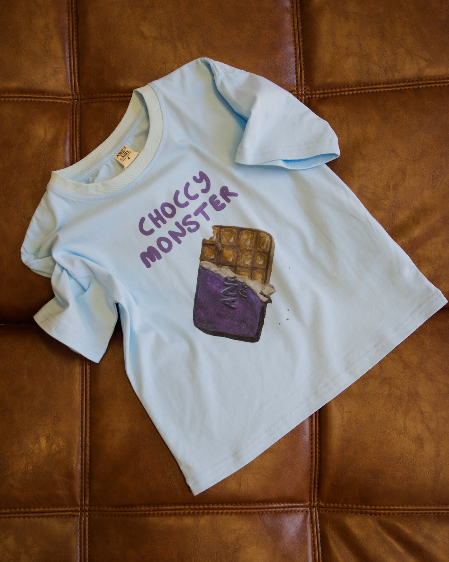 Choccy Monster Tee- Blue