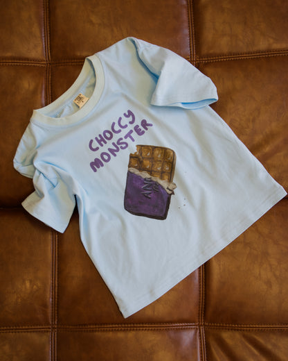 Choccy Monster Tee- Blue