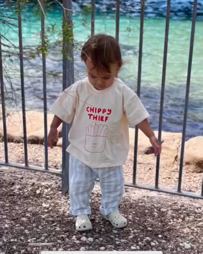 Chippy Thief Box Tee- Yellow slide 1