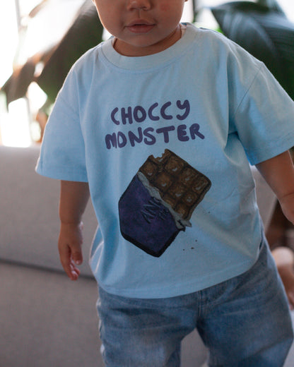 Choccy Monster Tee- Blue