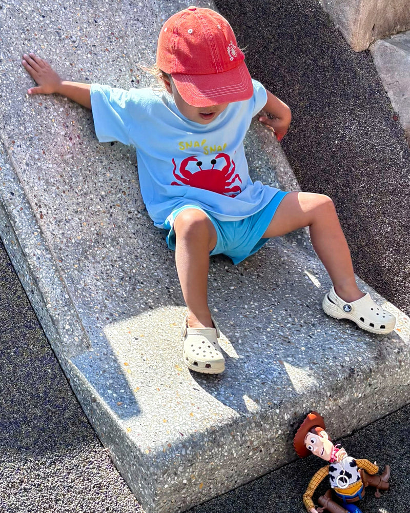 Snappy Crab Box Tee- Blue slide 2