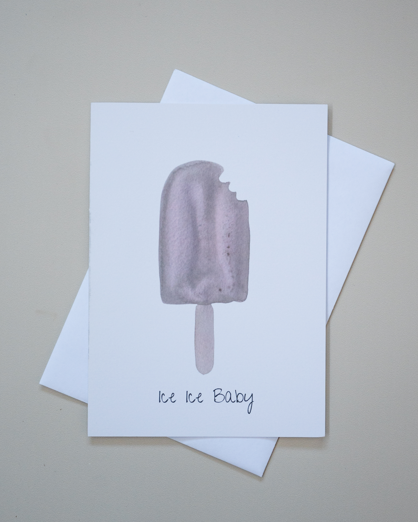 Ice Ice Baby Card