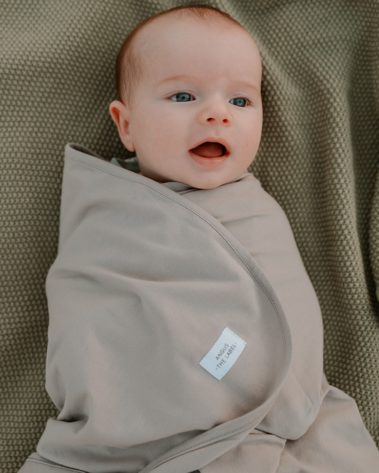 Mocha Jersey Swaddle Wrap