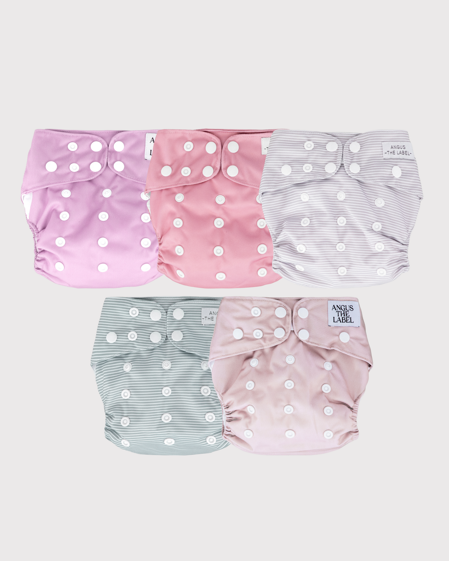 Cloth Nappy Trial Bundle of 5- Petal